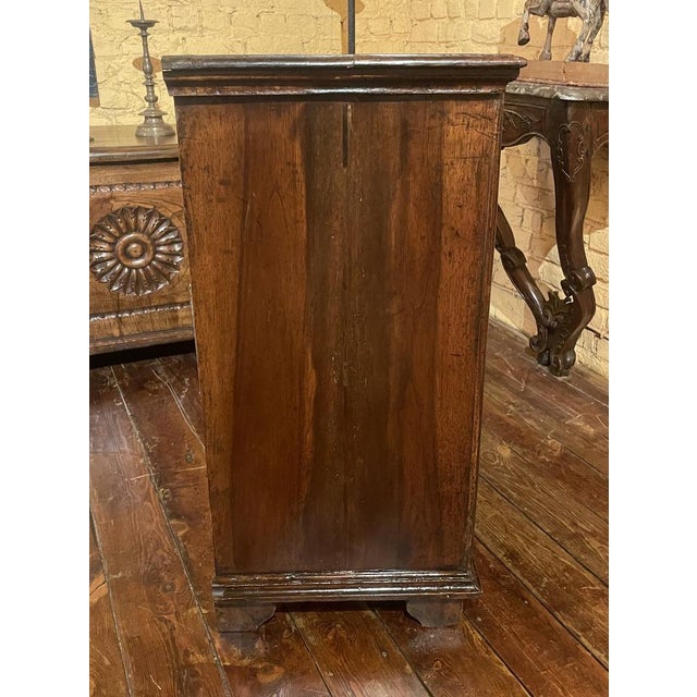 Small 17th Century Italian Walnut Chest of Drawers For Sale - Image 9 of 12