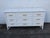 Dixie Dixie Aloha Hollywood Regency Faux Bamboo Painted Long Sideboard Dresser 6137 For Sale - Image 4 of 17