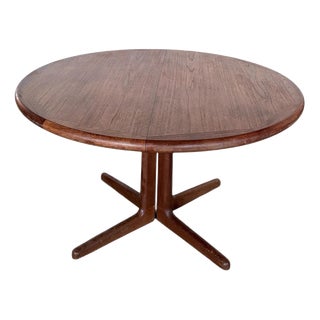 Mid-Century Danish Round Dining Table from Laurits M Larsen, 1960s For Sale