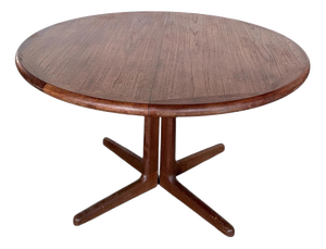 Mid-Century Danish Round Dining Table from Laurits M Larsen, 1960s