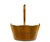 1980s Chinoiserie Boho VTG Wood Mandarin Duck Basket /Bucket 22.5" H For Sale - Image 5 of 7