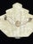 Deco style fan brooch / pin by French designer Lea Stein. It is made of laminated cellulose acetate, is signed and...