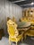 Wood Late-20th-Century Italian Baroque/Rococo Revival Dining Room Table With 6 Chairs For Sale - Image 7 of 12