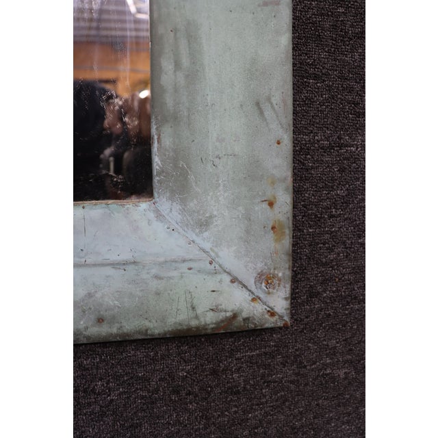 Olde Good Things Reclaimed Copper-Clad Wall Mirror For Sale In Philadelphia - Image 6 of 11