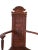 Renaissance Renaissance Style French Walnut Caquetiore Armchair Carved Back Splat, 19th Century For Sale - Image 3 of 11