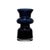1970s Italian Sculptural Blue Murano Glass Vase with Clear Glass Base, 1970s For Sale - Image 5 of 5