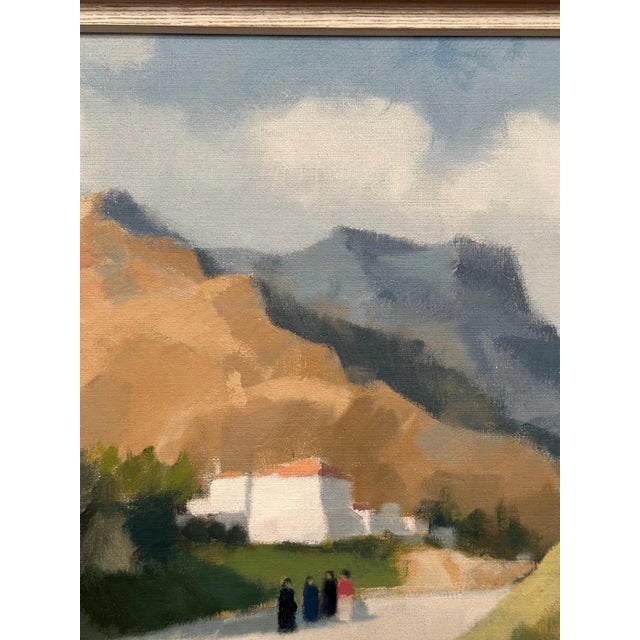 Stig Wernheden, Greek Landscape, 1960s, Oil on Canvas, Framed For Sale - Image 10 of 18