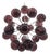 21st Century Nova Polished Nickel Amethyst Bubbles Murano Sputnik Chandelier by Fabio LTD For Sale