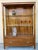 Original display case created as a museum display. Open (without doors). Two crystal shelves. Interior (back, lower and...