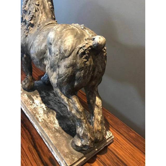 Draft Horse Sculpture by Domien Ingels, 1930s For Sale - Image 3 of 16