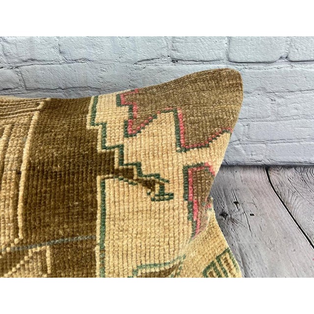 Turkish 16 x 24 Rug Pillow Anatolian Haven Turkish Pillow Cushion Cover For Sale - Image 3 of 4