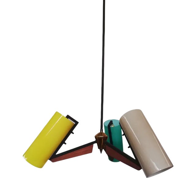 Mid-Century Italian Chandelier For Sale