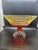 Jeannette Glass Vintage 1950s Jeannette Glass Louisa Amberina Pattern Pedestal Fruit Bowl. For Sale - Image 4 of 5