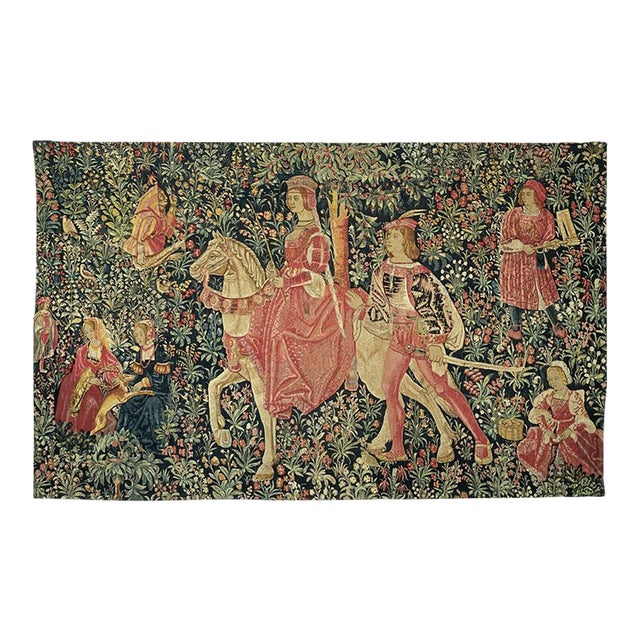 Noble Amazone Silkscreen Tapestry - 145 X 228 Cm (4'9" X 7'6") - Requires Rod Size 6 For Sale