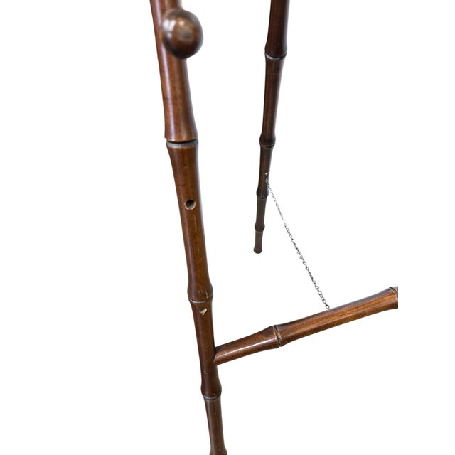 Chinoiserie Vintage Bamboo Easel for Larger Art Pieces Art Pieces For Sale - Image 3 of 4