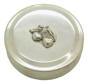 Vintage Italian Handmade 925 Sterling Silver Pill Snuff Trinket Box, Alessandria, 1970s