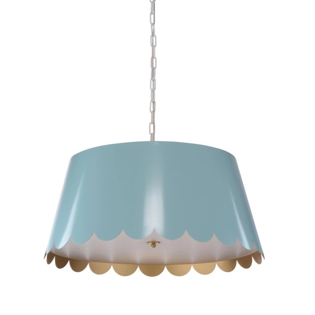 Designed for Wildwood by Meg Braff Designs. s, this sleek pendant features a playful scalloped detailing suspended from a...