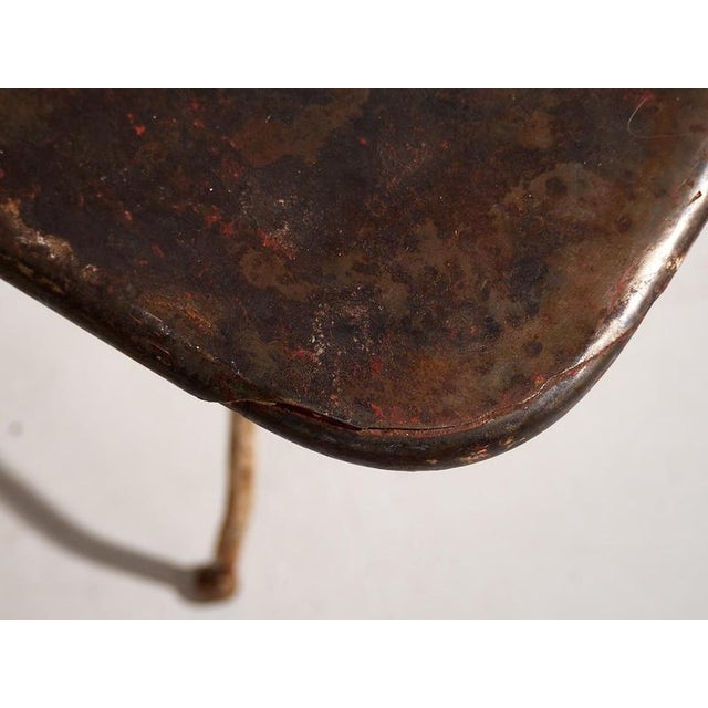 Black Vintage Outdoor Table, 1920 For Sale - Image 8 of 10