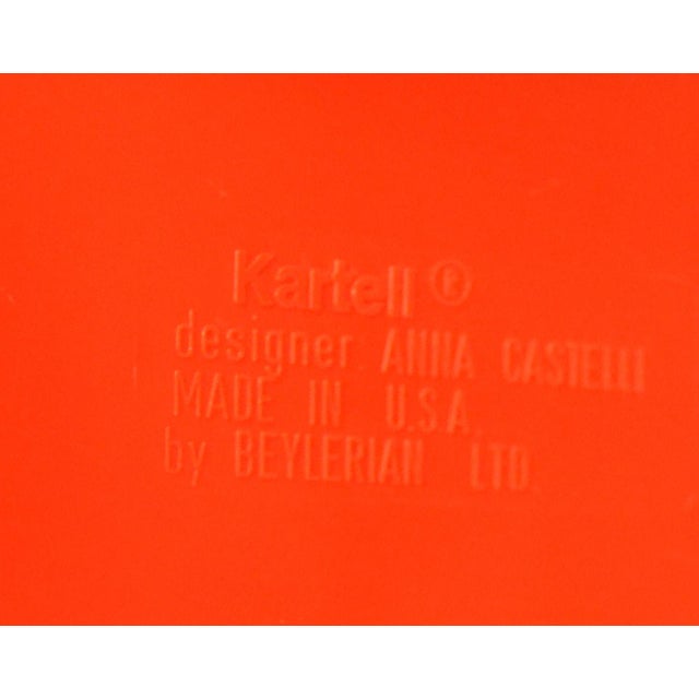 1970 Anna Castelli for Kartell Modular Chest of Drawers Casters Space Age Italy For Sale - Image 14 of 18