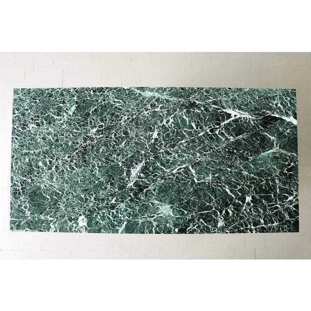 Mid-Century Modern Italian Coffee Table with Marble Top and Brass Base, 1950s For Sale - Image 3 of 16