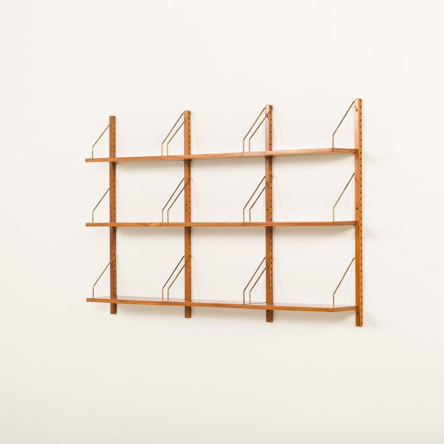 Mid-Century Modern Danish Teak Shelving Unit, 1960s For Sale - Image 4 of 10