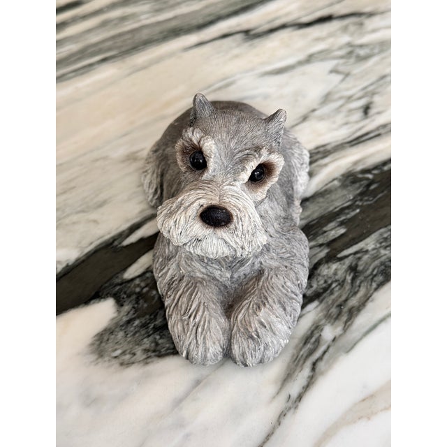 1980s 1981 Sandicast Schnauzer Figure For Sale - Image 5 of 15