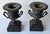 Pair of 20th Century Black Painted Bronze and Slate Urn Form Mantlepieces For Sale In Washington DC - Image 6 of 9