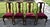 Pennsylvania House Pennsylvania House Cherry Dining Chairs Vintage Queen Anne Set of 6 Velvet For Sale - Image 4 of 17