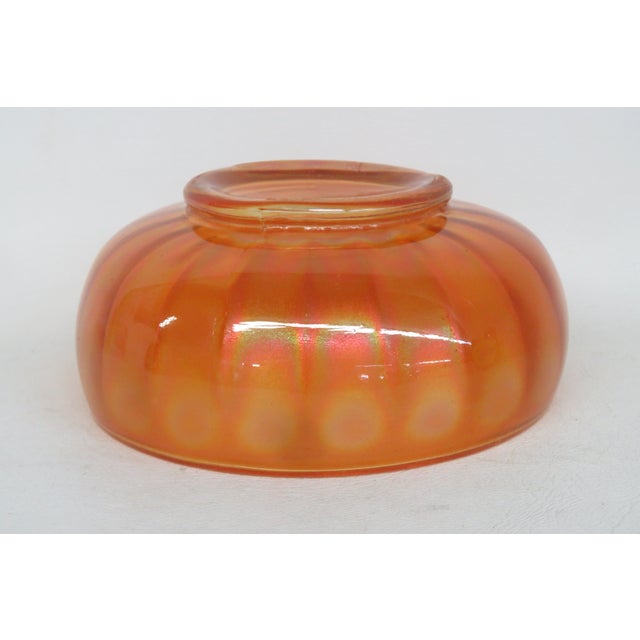 Imperial Glass Chesterfield Marigold Carnival Glass Line 600 Bowl Dish 4482b For Sale - Image 4 of 8