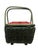 Vintage Boho Trompe L’Oeil Watermelon Wicker Picnic Basket. For Sale - Image 11 of 12