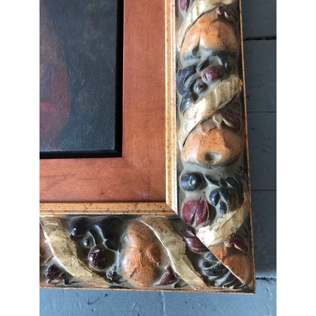 Contemporary Contemporary Portrait Painting “Untitled W/Garland” by Lawrence McNamara For Sale - Image 3 of 9