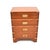 A smart and compact antique military campaign style chest of drawers. This was made in England, it dates from around the...