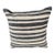 Turkish Hemp Pillow Cushion Natural Beige Black Cushion Cover 20"x20" For Sale