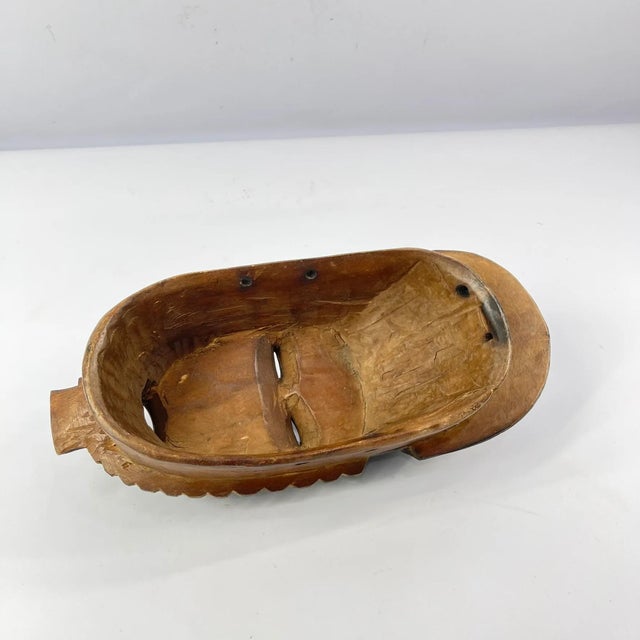 Early 20th Century Early 20th Century Yaure Portrait Mask Côte d'Ivoire For Sale - Image 5 of 6