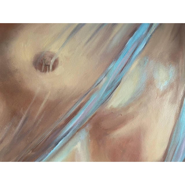 Figurative Svitlana Bielokopytova Female Figure — Original Oil Painting on Canvas Ooak, Figurative Art Elegant Wall Art For Sale - Image 3 of 7