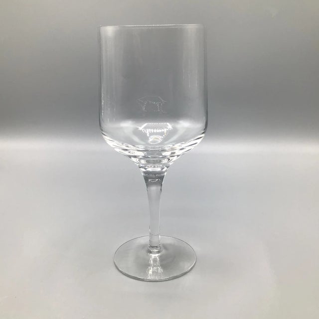 Swedish Midcentury Modern Orrefors Rhapsody Tall Water Goblet -Set of 4 For Sale In Sacramento - Image 6 of 13