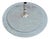 Tuuci Free-Standing Galvanized Steel Round Master Umbrella Base Stand 130 Lb. For Sale