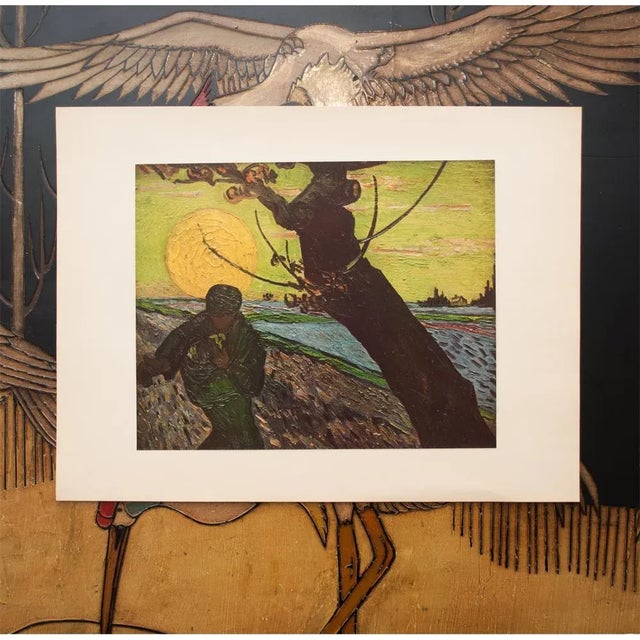 The School of Paris 1954 After Vincent Van Gogh, "The Sower" First Edition Vintage Print For Sale - Image 3 of 8