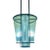 Kevin Reilly's Lucern Hanging Light was inspired by the Swiss lake of the same name. Art Deco with a contemporary profile....