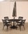 Traditional Outdoor Lifestyle Cast Aluminum Patio Dining Set For Sale - Image 3 of 18