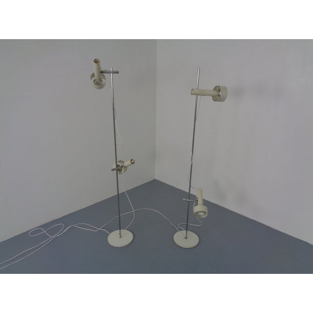 Adjustable Floor Lamps by Edi Franz for Swiss Lamps, 1960s, Set of 2 For Sale - Image 6 of 18