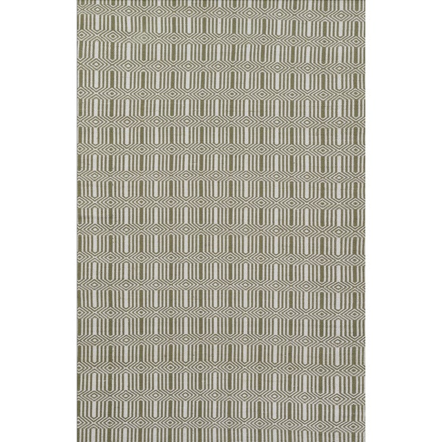 Erin Gates by Momeni River Holden Green Hand Woven Indoor Outdoor Rug 5' X 7'6" For Sale - Image 10 of 10