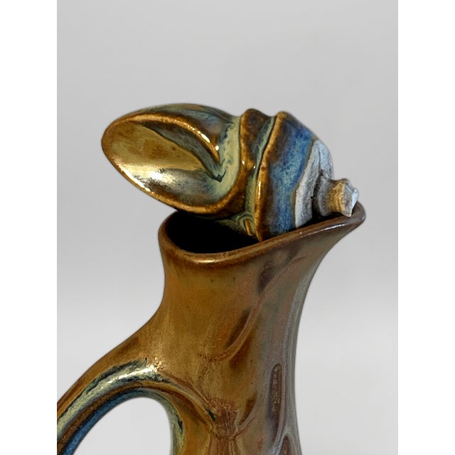 Glazed Stoneware Liqueur Set from Denbac, France, 1960s, Set of 10 For Sale - Image 6 of 11