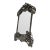 Vintage Art Nouveau Style Resin "Maiden" Vanity Table Mirror For Sale