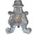 Wood 56” Tall Rare Pair of 18th-Century Italian Silvered & Giltwood Ecclesiastical Altar Prickets For Sale - Image 7 of 18