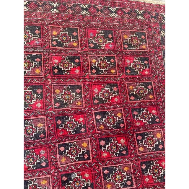 Mid-Century Turkmen Baluch Rug, 1950s For Sale - Image 13 of 18