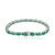 9.2 Carats Green Onyx & Cz Cocktail Tennis Bracelet in 925 Silver For Sale - Image 9 of 13