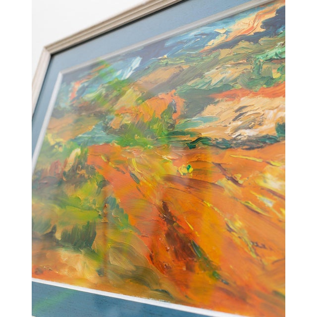Italian Artist, Landscape Motif, 1960s, Oil Painting, Framed For Sale - Image 9 of 12
