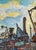 Contemporary Baltimore Maryland Penitentiary Cityscape Painting — Alan Streets, British (B. 1969) For Sale - Image 3 of 5