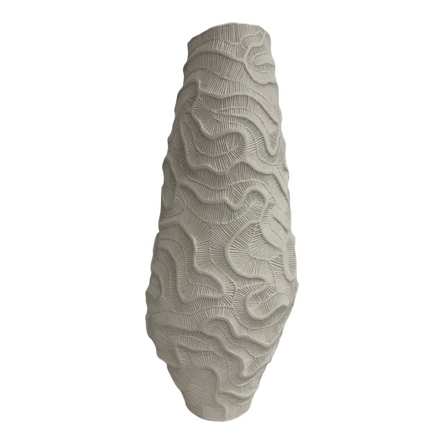 Monolite White Vase- Fos Ceramiche For Sale